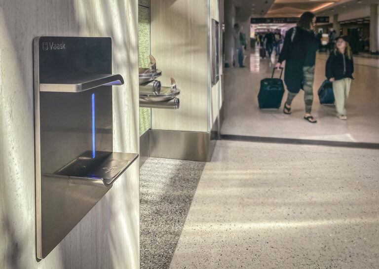 Nashville airport installs Vaask's hand sanitizing fixture
